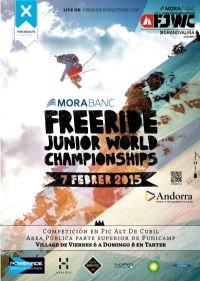 Championnats du Monde Junior de Freeride 2015. Le samedi 7 février 2015 à Grandvalira. Ariege. 